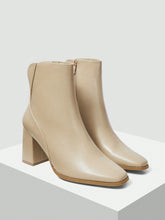 MOTF PREMIUM WOMEN FASHION MINIMALIST SOLID COLOR ZIPPER DECOR HIGH HEEL ANKLE BOOTS shein